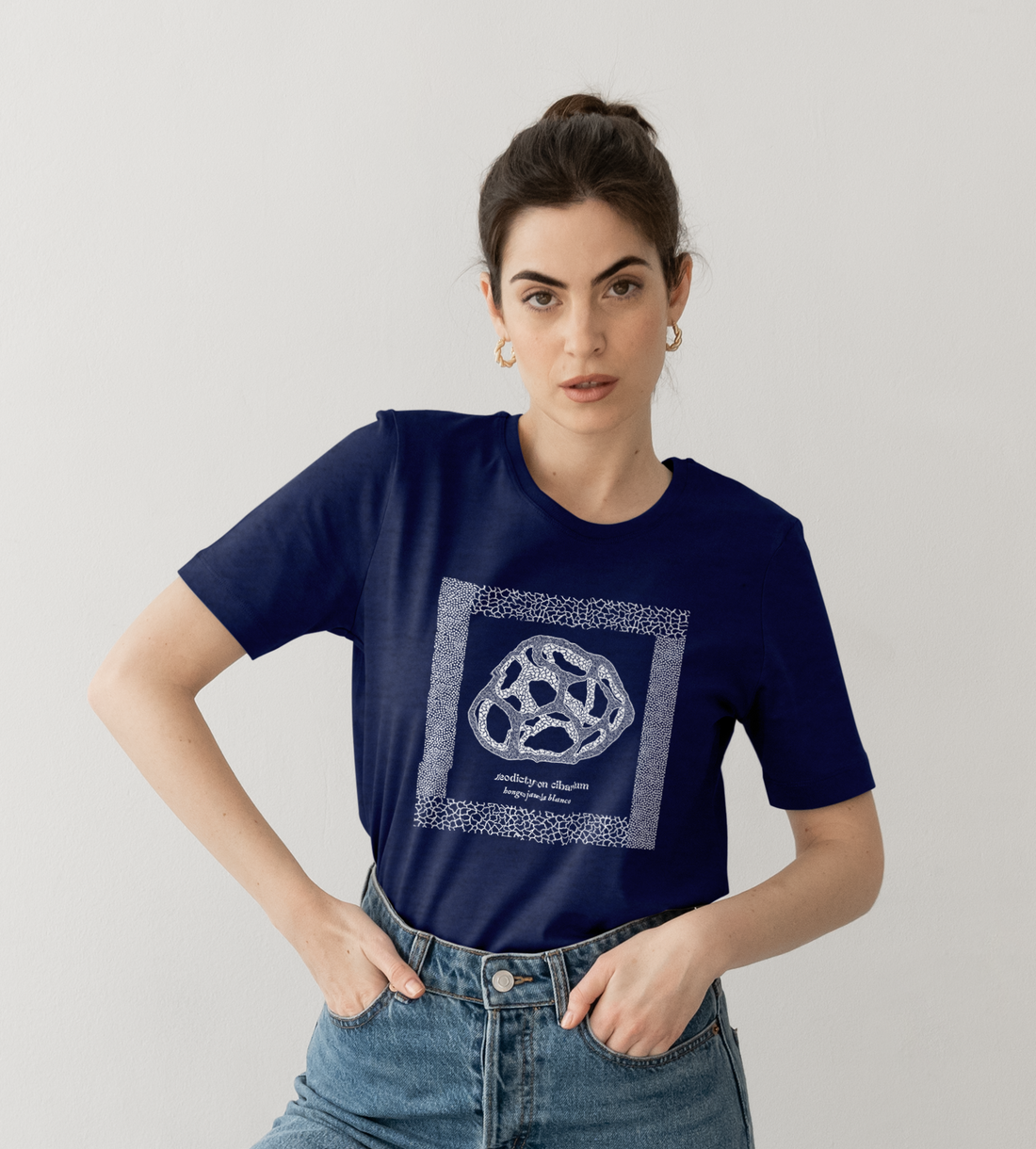 Playera hongo Ileodictyon cibarium hongo jaula blanca
