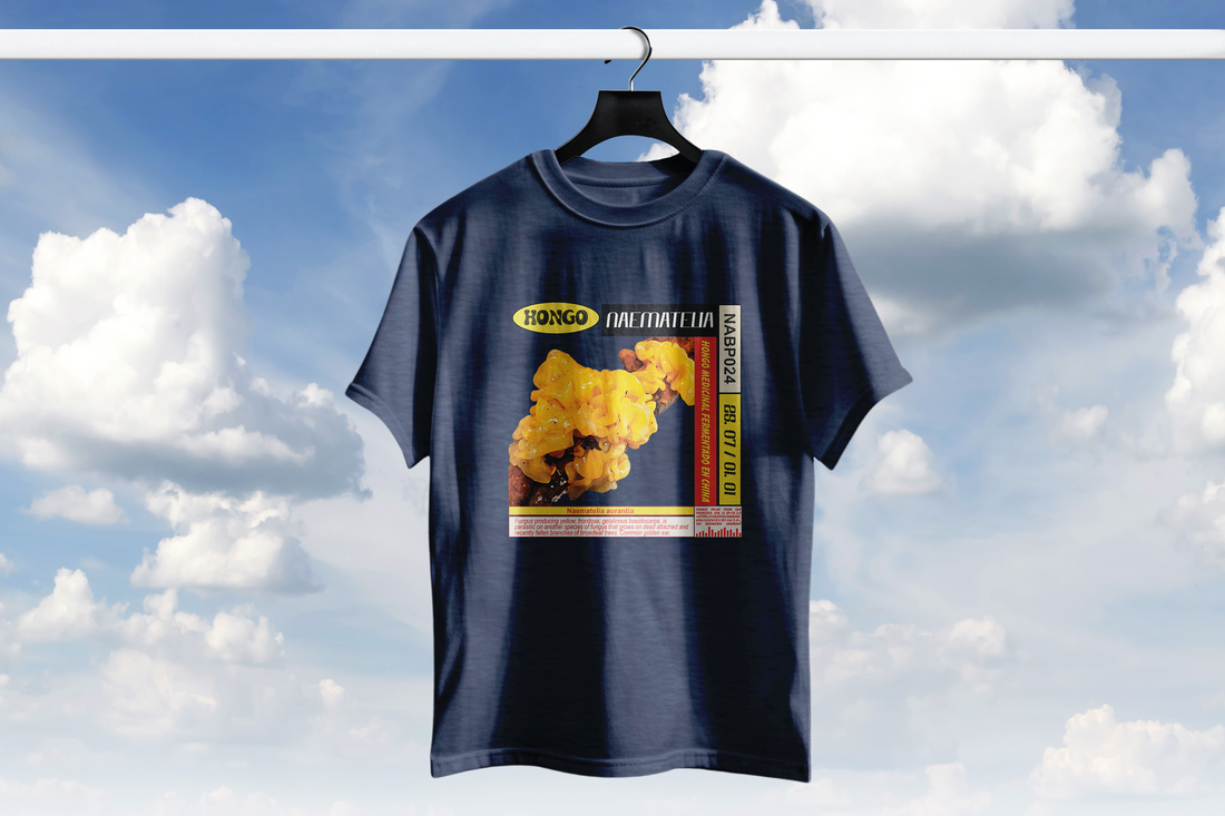 Jelly fungus Naematella aurantia T-shirt