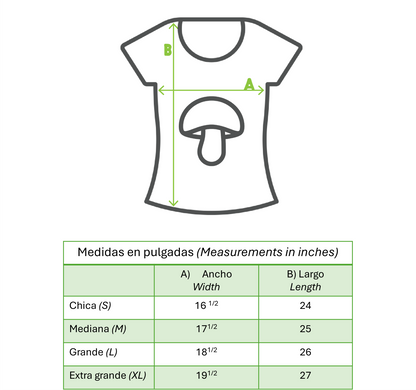 Playera hongo Ileodictyon cibarium hongo jaula blanca